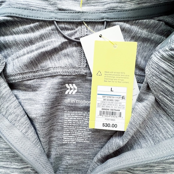 All in Motion Men's Cozy Soft Stretch 1/4 Zip Pullover | NWT - Picture 11 of 15